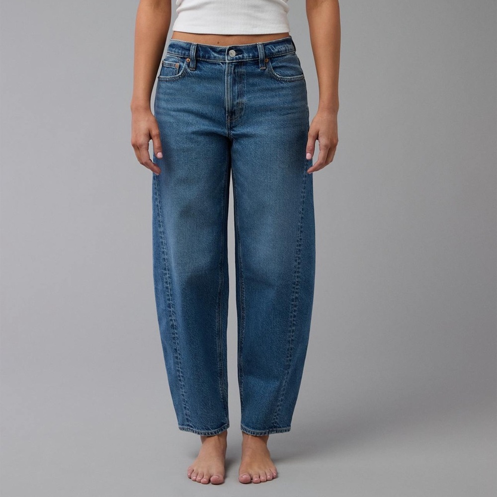 American Eagle Outfitters Blue Straight Leg Jeans